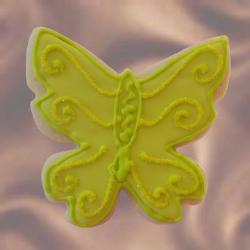 Green Butterfly Cookie