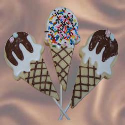 Ice Cream Cone Cookies