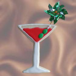 Martini Glass Cookie