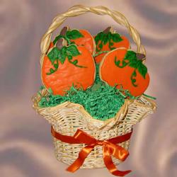 Pumpkin Cookie Basket